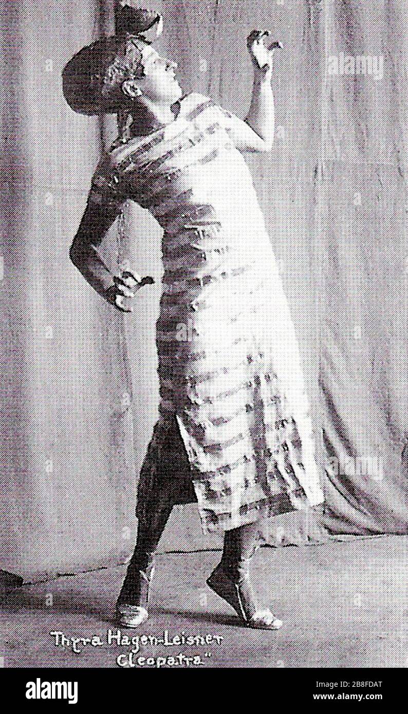 Giulio Cesare Thyra Hagen-Leisner Cleopatra Göttingen 1922. Stock Photo
