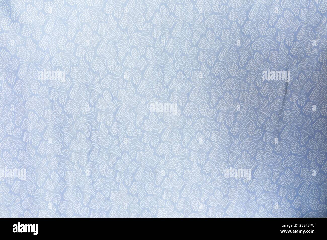 Blue flower fabric print background texture Stock Photo - Alamy