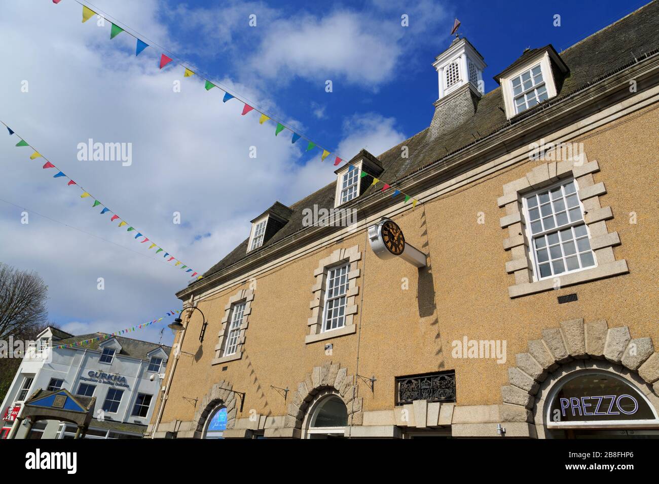 Old Post Office, The Moor, Falmouth, Cornwall, England, United Kingdom Stock Photo