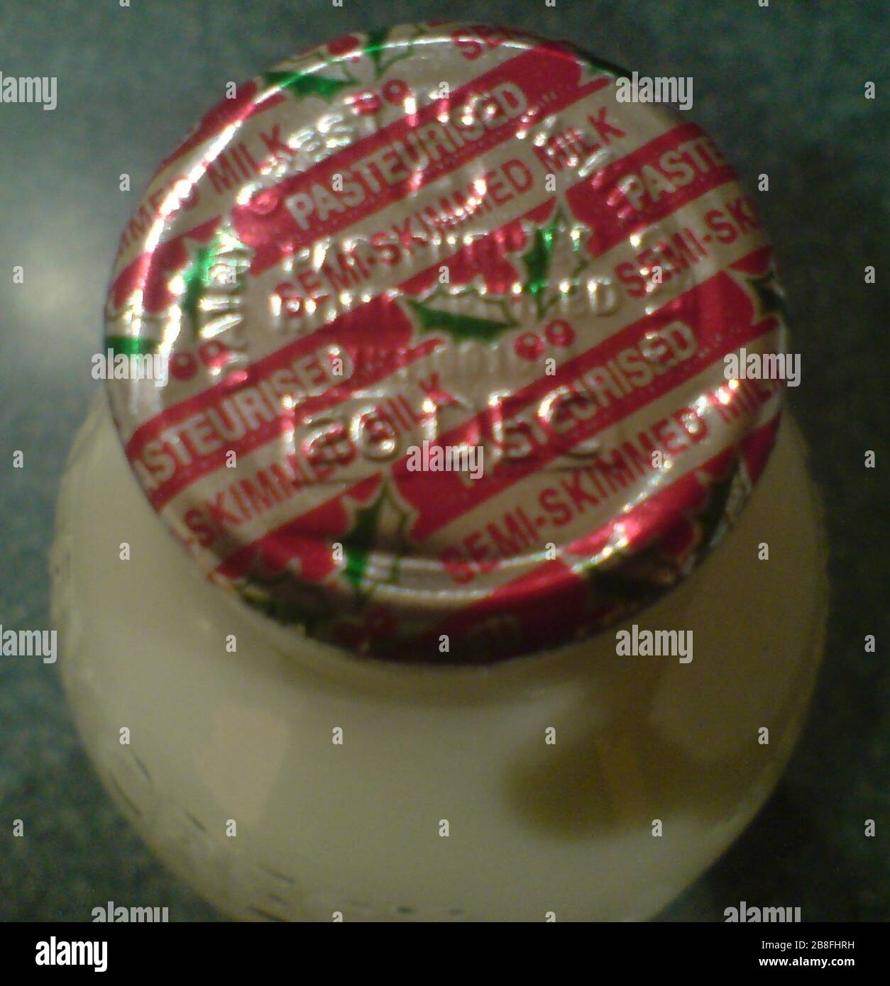 Semi skimmed milk bottle top hires stock photography and images Alamy
