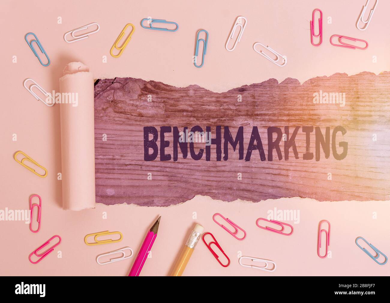 Text sign showing Benchmarking. Business photo showcasing evaluate ...