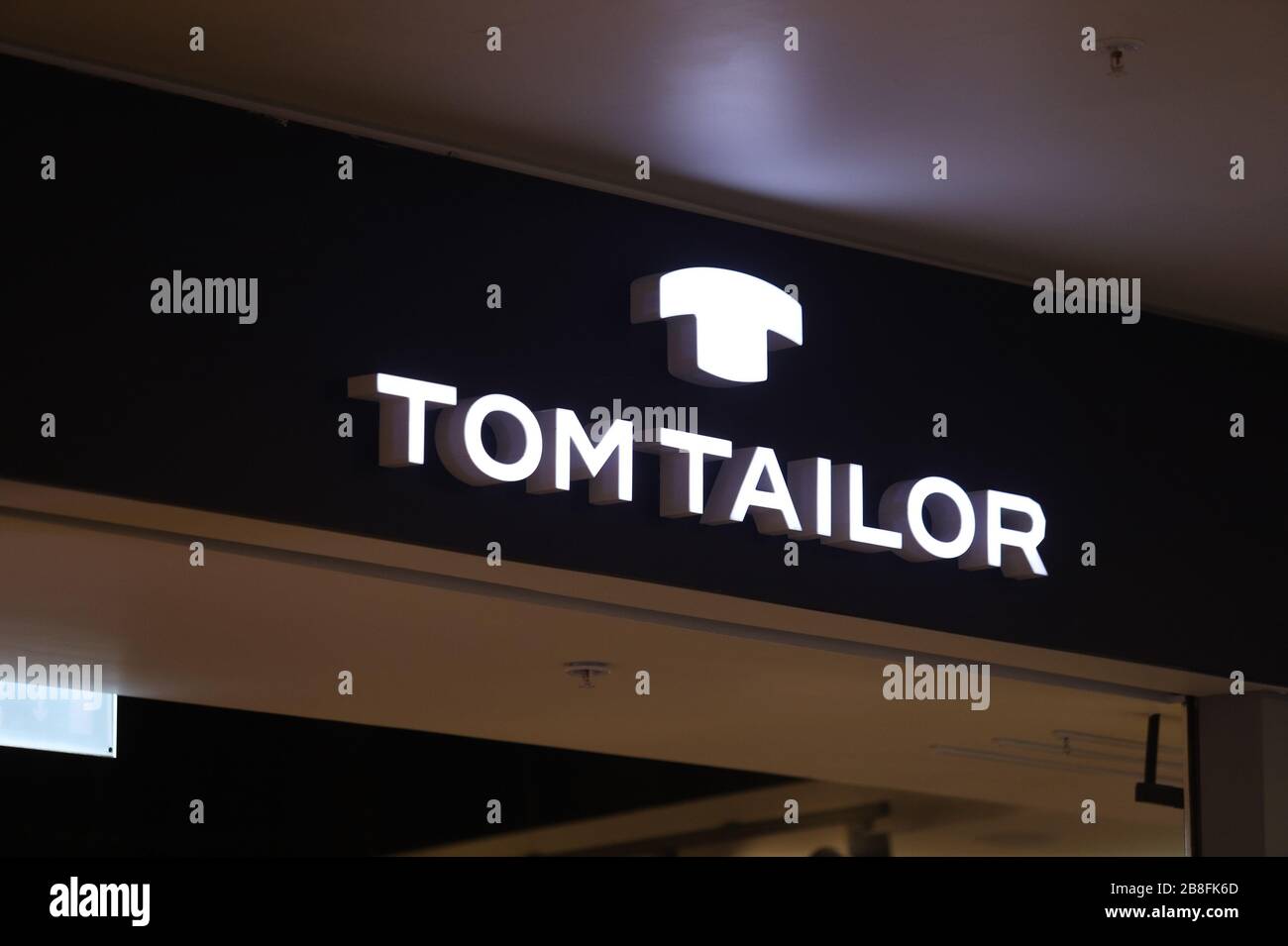 Logo of Tom Taylor is seen at Galeria Shopping and Entertainment Centre  Stock Photo - Alamy