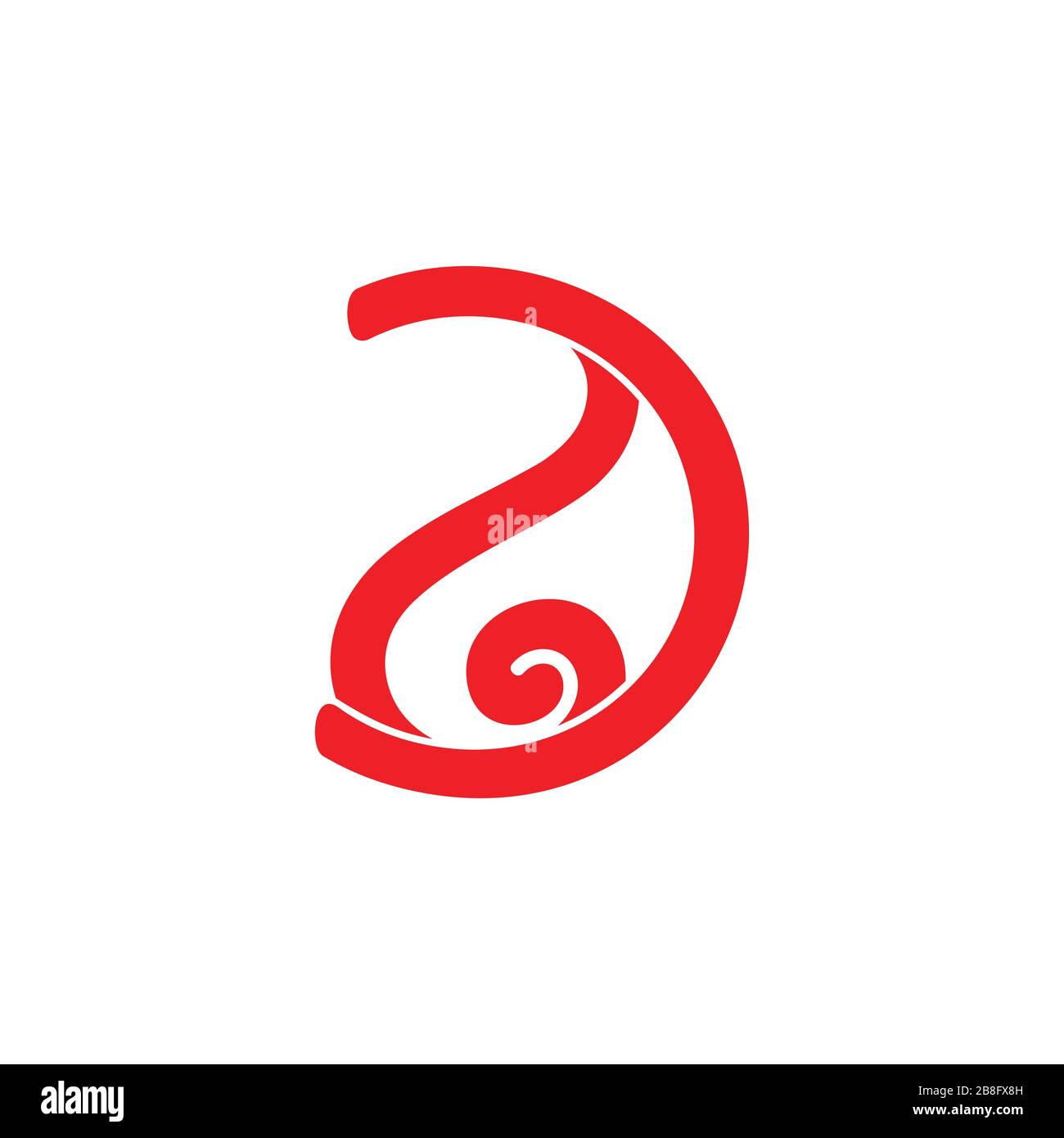 simple curves geometric design logo vector Stock Vector Image & Art - Alamy