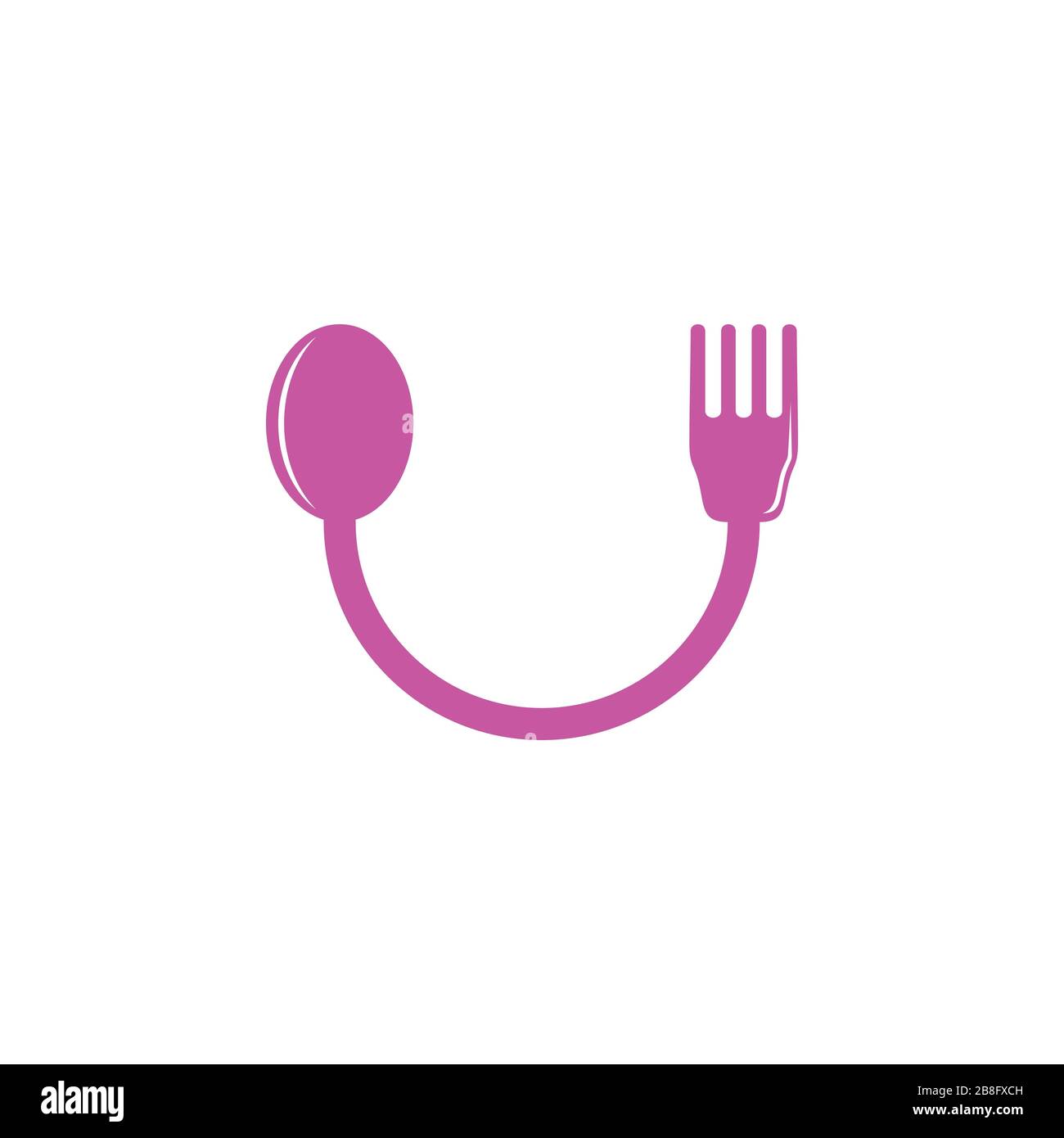 spoon fork kid design decoration vector Stock Vector Image & Art - Alamy