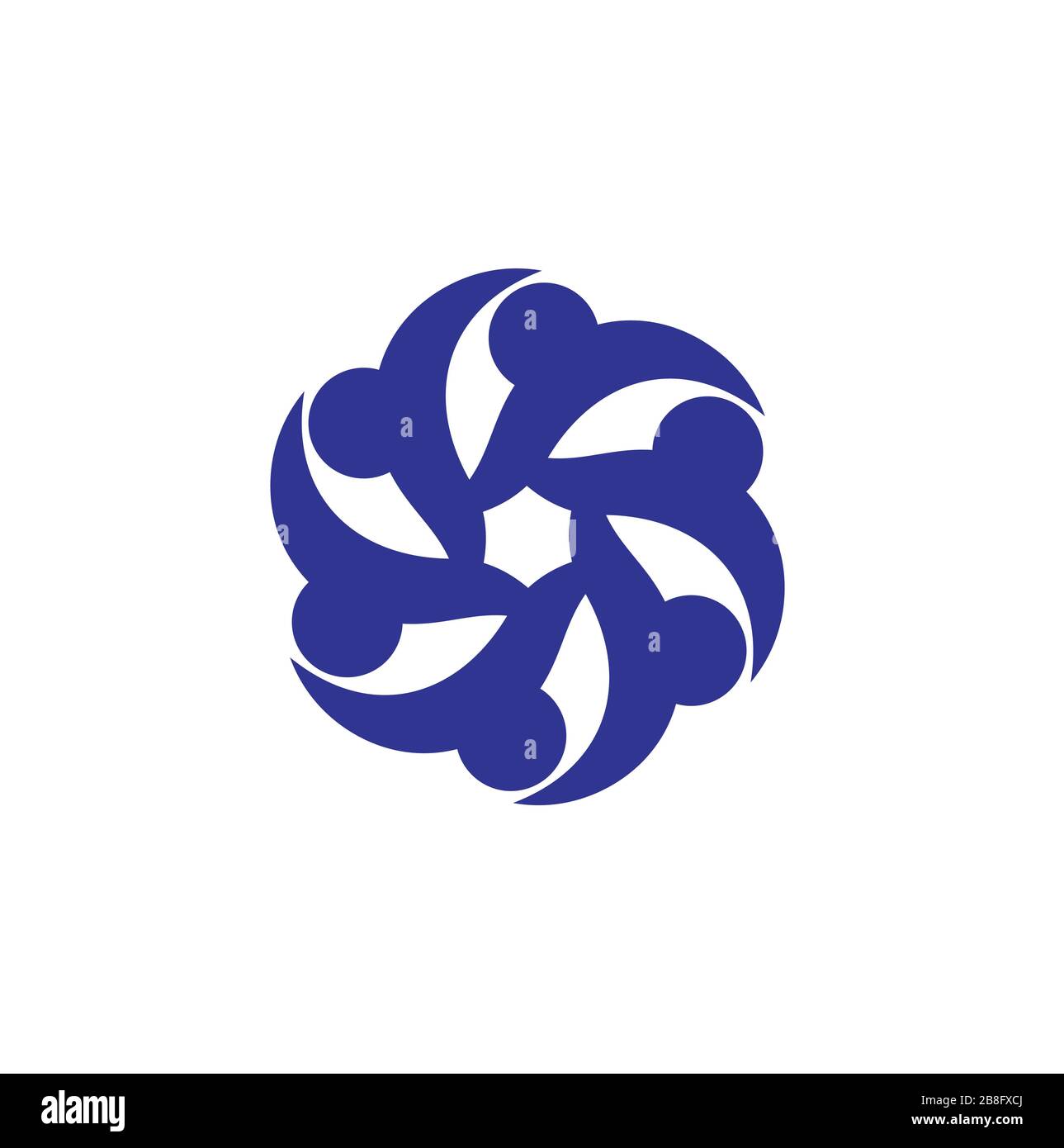 swirl curves dots rotation logo vector Stock Vector Image & Art - Alamy