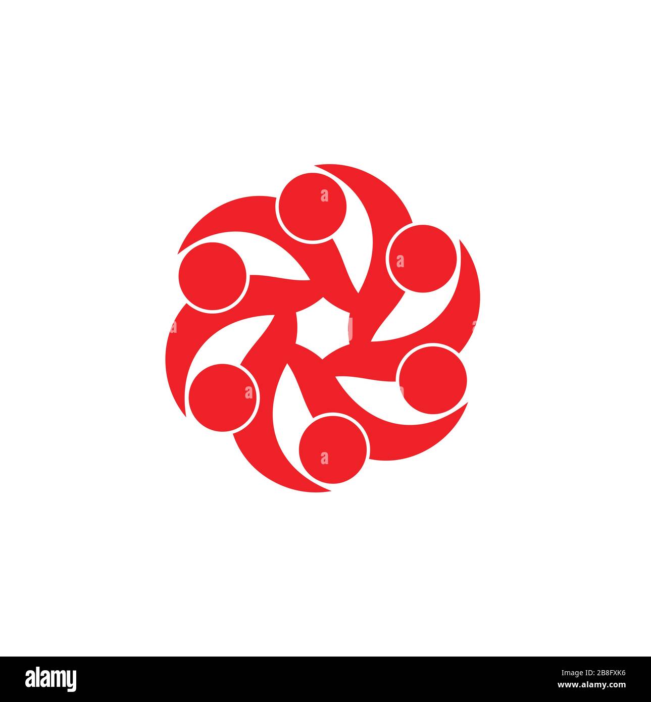 swirl curves dots rotation logo vector Stock Vector Image & Art - Alamy
