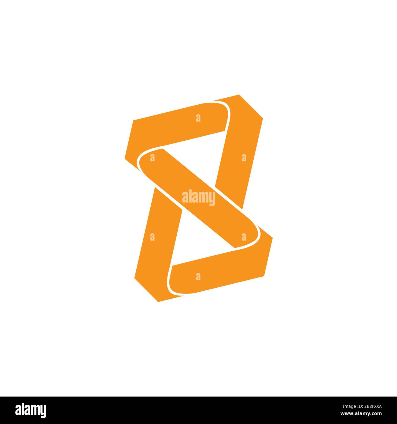 abstract letter s linked triangle 3d logo vector Stock Vector Image ...