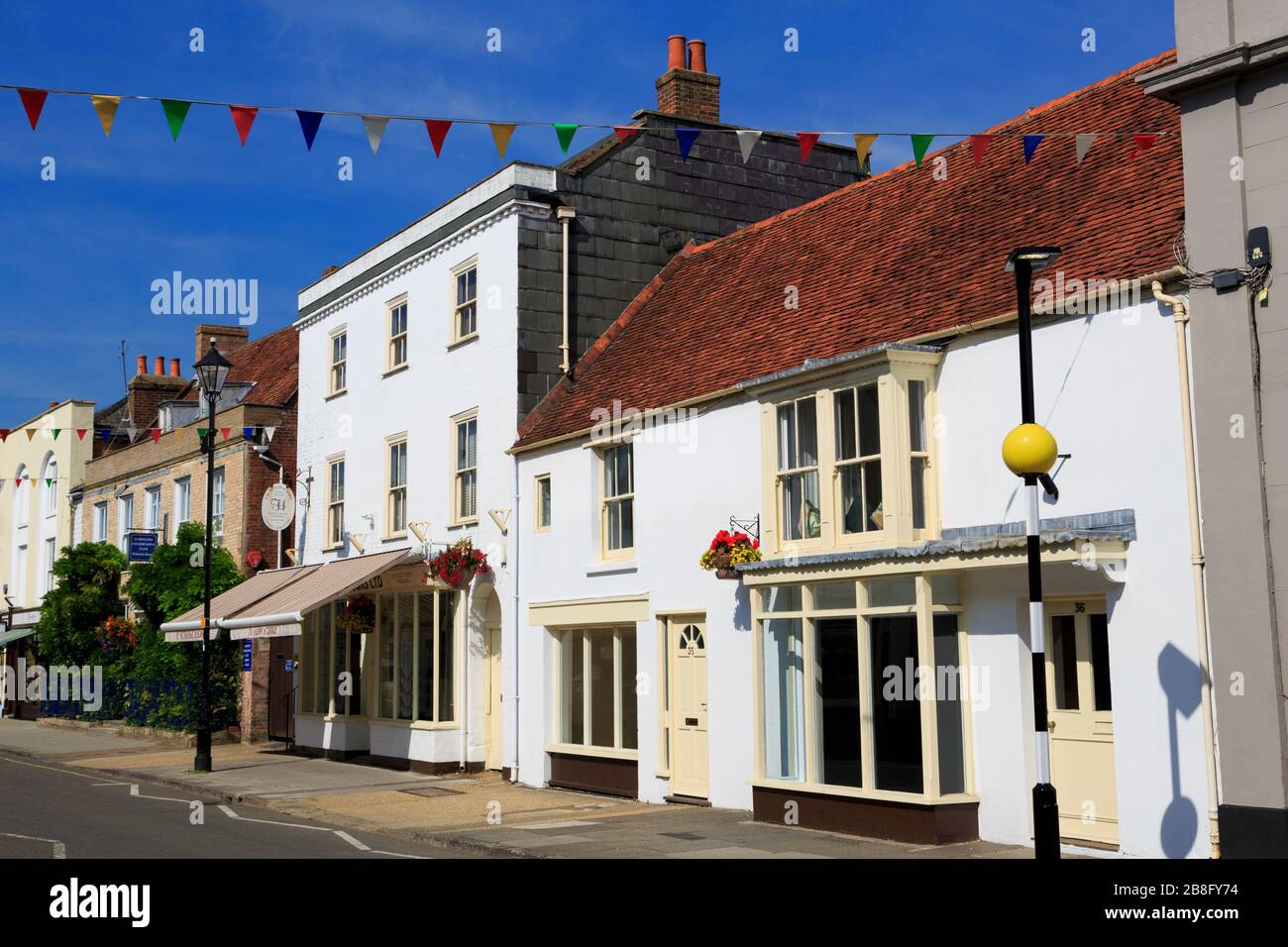 Lymington new forest town centre hires stock photography and images