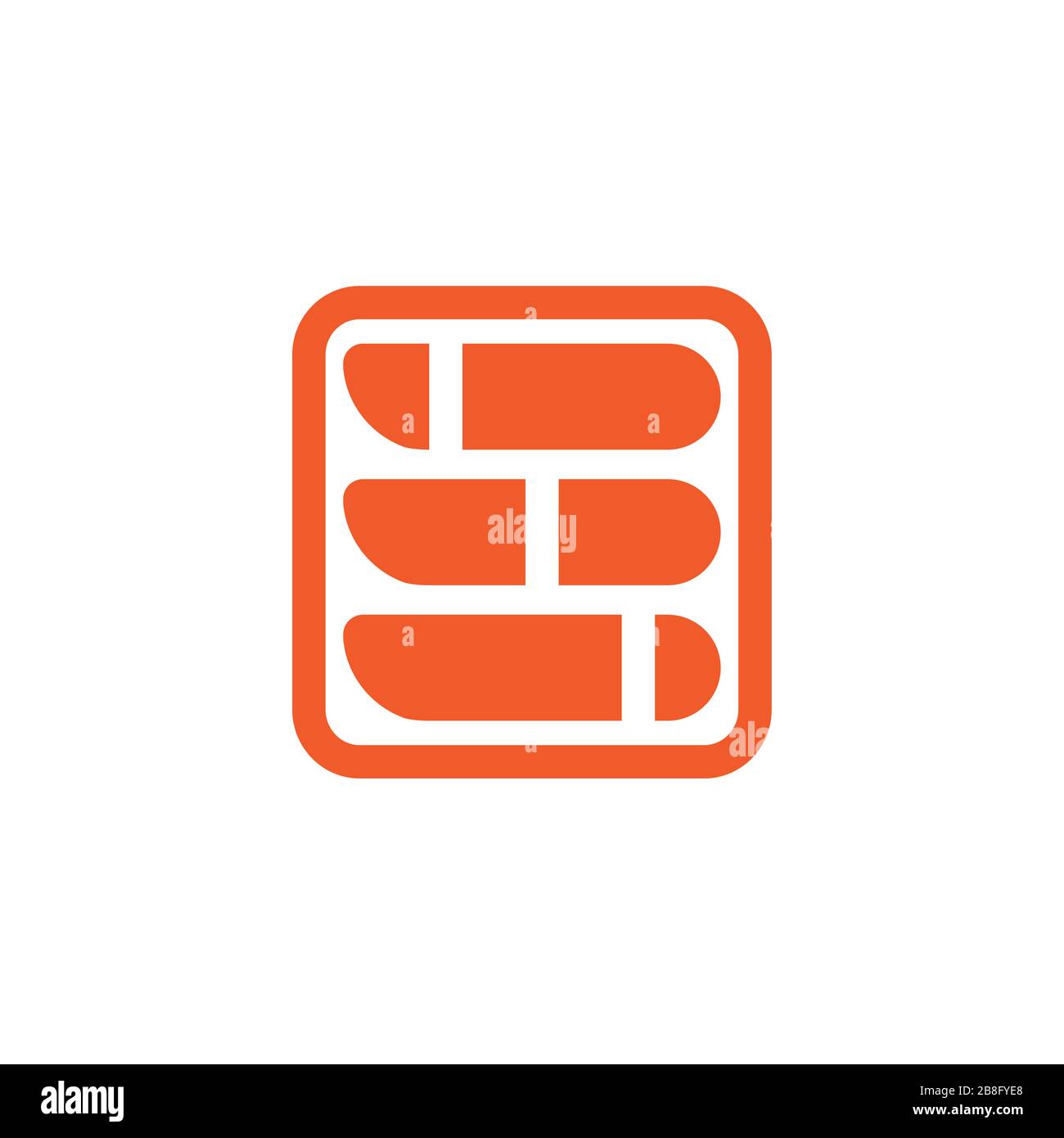 simple abstract square geometric logo vector Stock Vector Image & Art ...