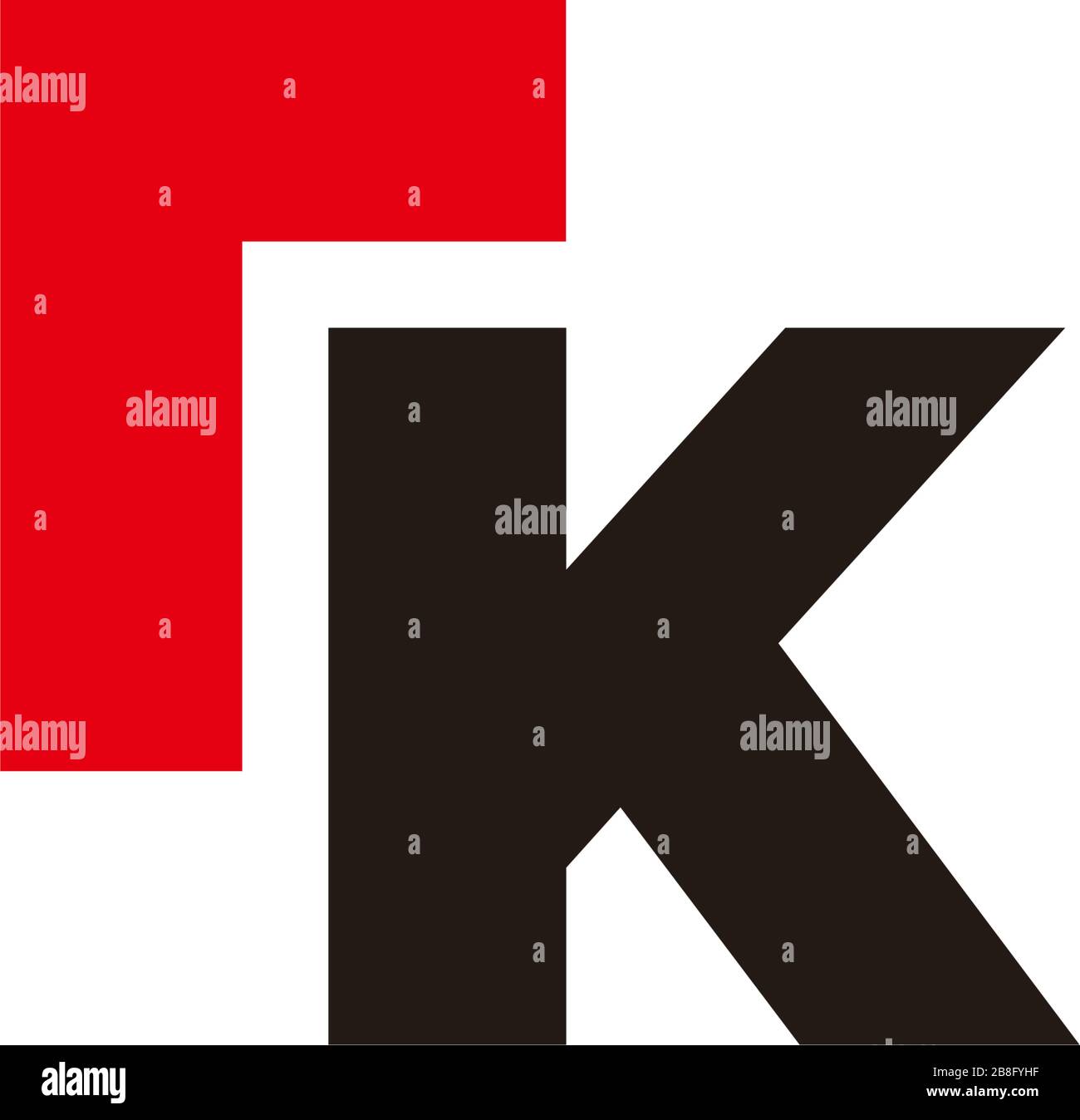 letter rk abstract simple geometric arrow logo vector Stock Vector