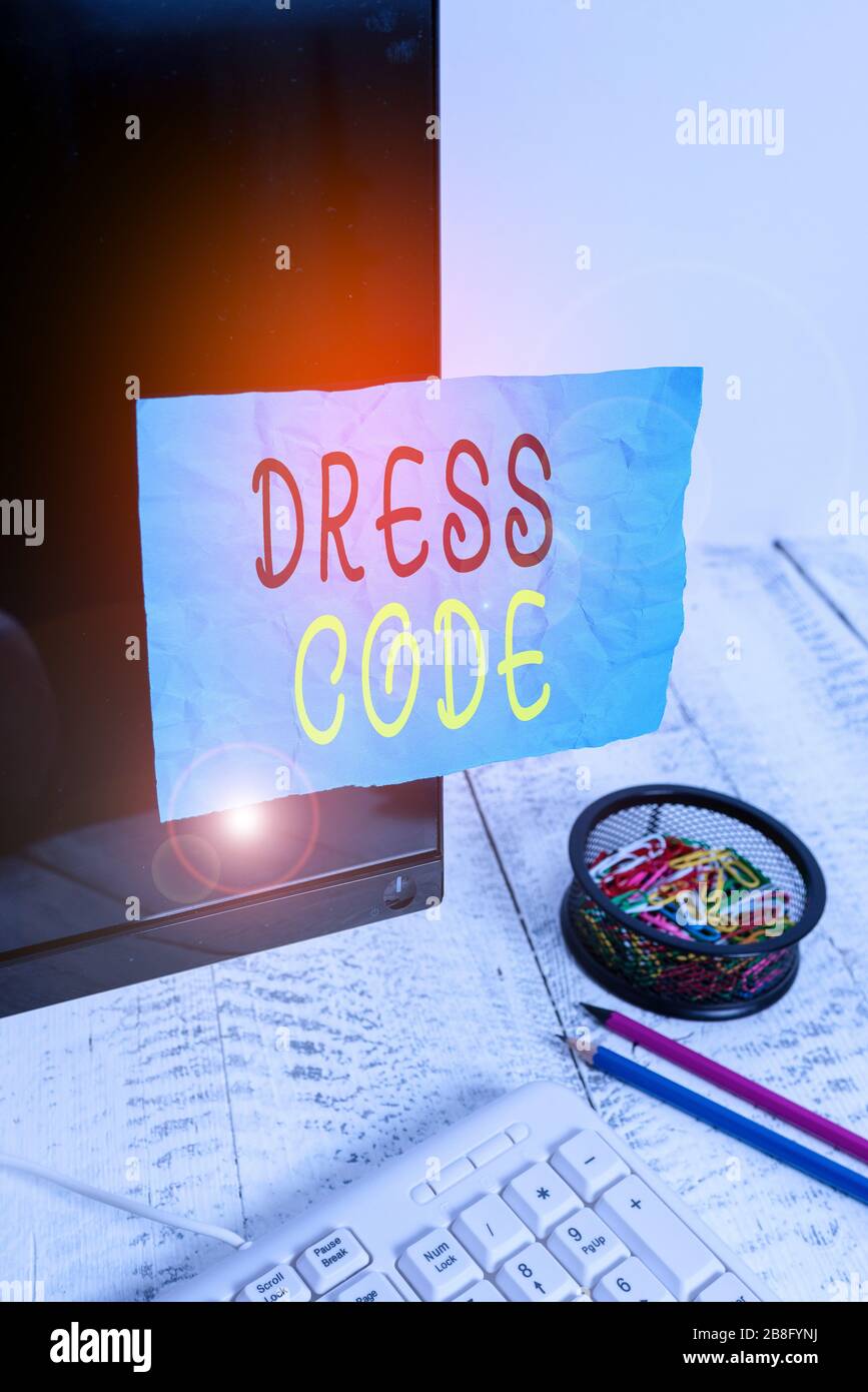 meaning of dress code