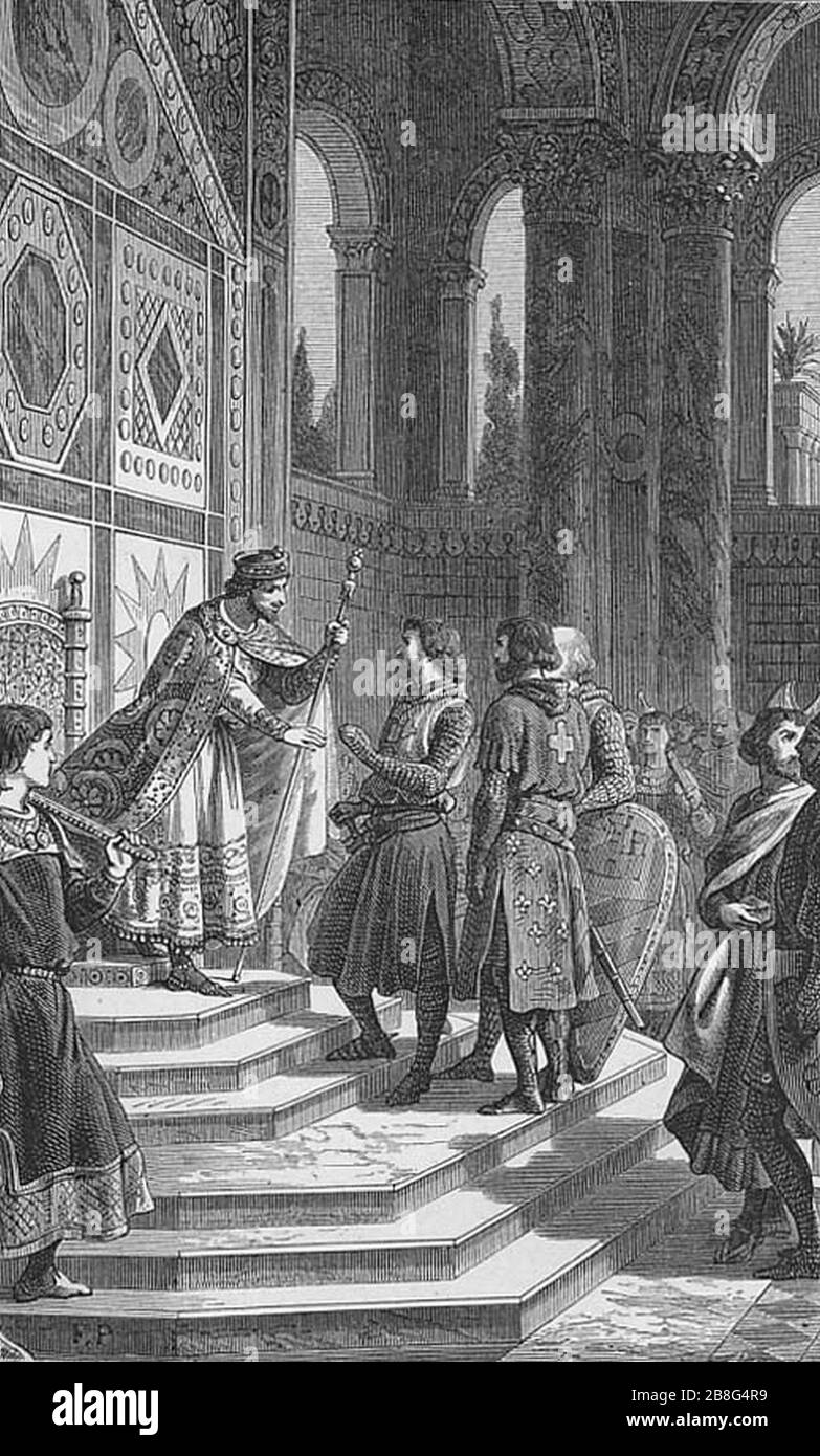 Godefroy de Bouillon Stock Photo Alamy