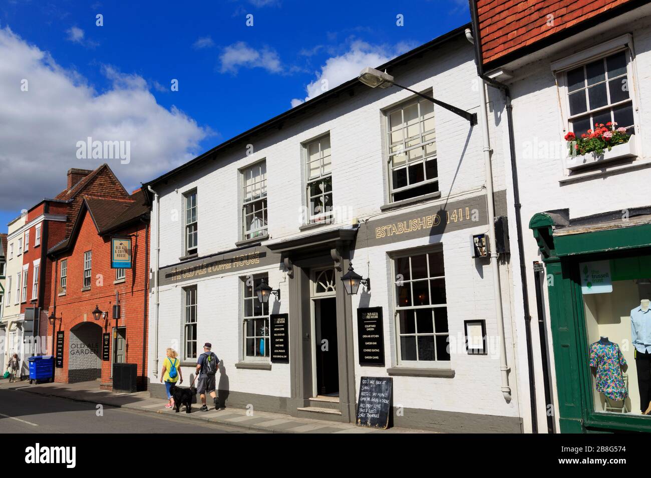 Crane Street, Salisbury, Hampshire, England, United Kingdom Stock Photo