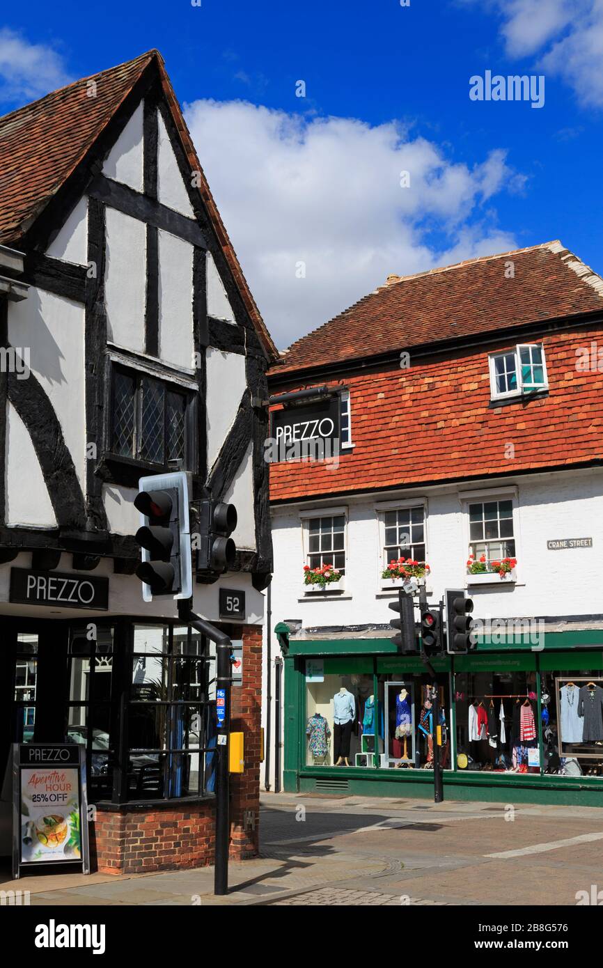 Crane Street, Salisbury, Hampshire, England, United Kingdom Stock Photo