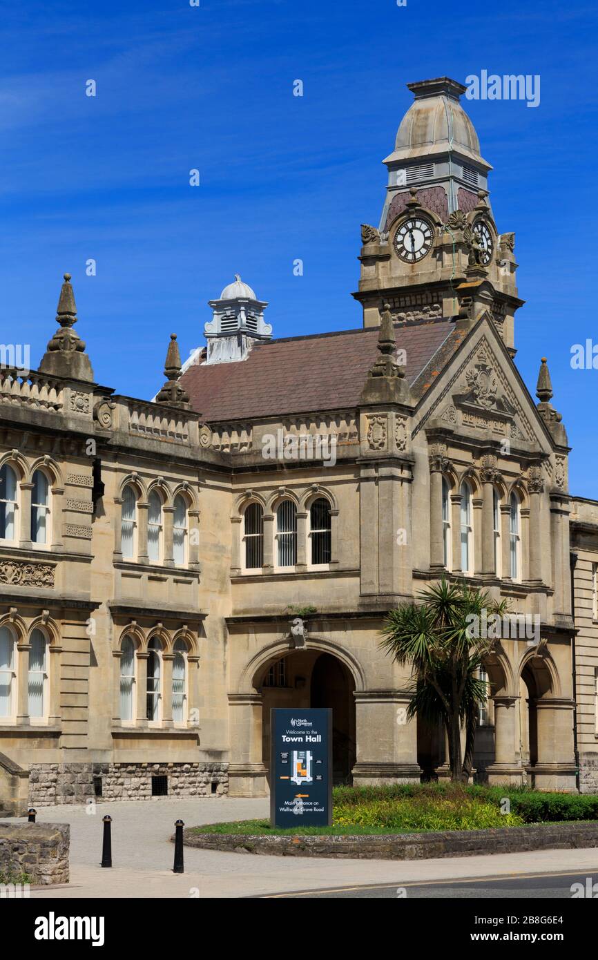 Town Hall, WestonsuperMare, Somerset County, England, United Kingdom