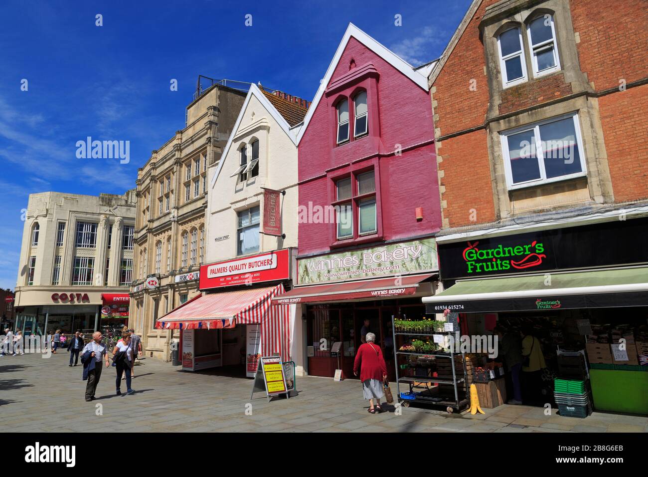 Meadow Street, Weston-super-Mare, Somerset County, England, United Kingdom Stock Photo