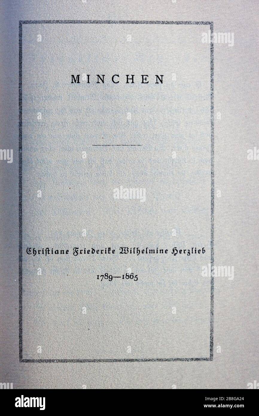 Goethes Liebesgedichte im Insel Verlag-213. Stock Photo
