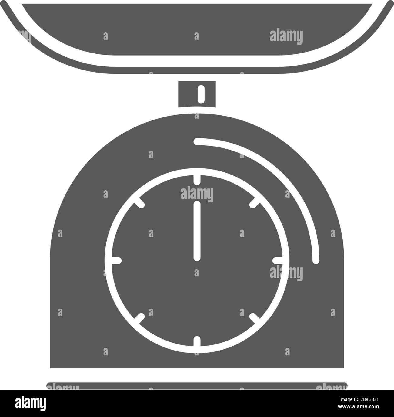 Scales vector icon object symbol isolated on white background Stock ...