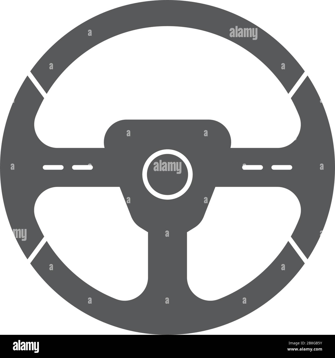 Truck Driver On Steering Wheel Stock Vector Images - Alamy