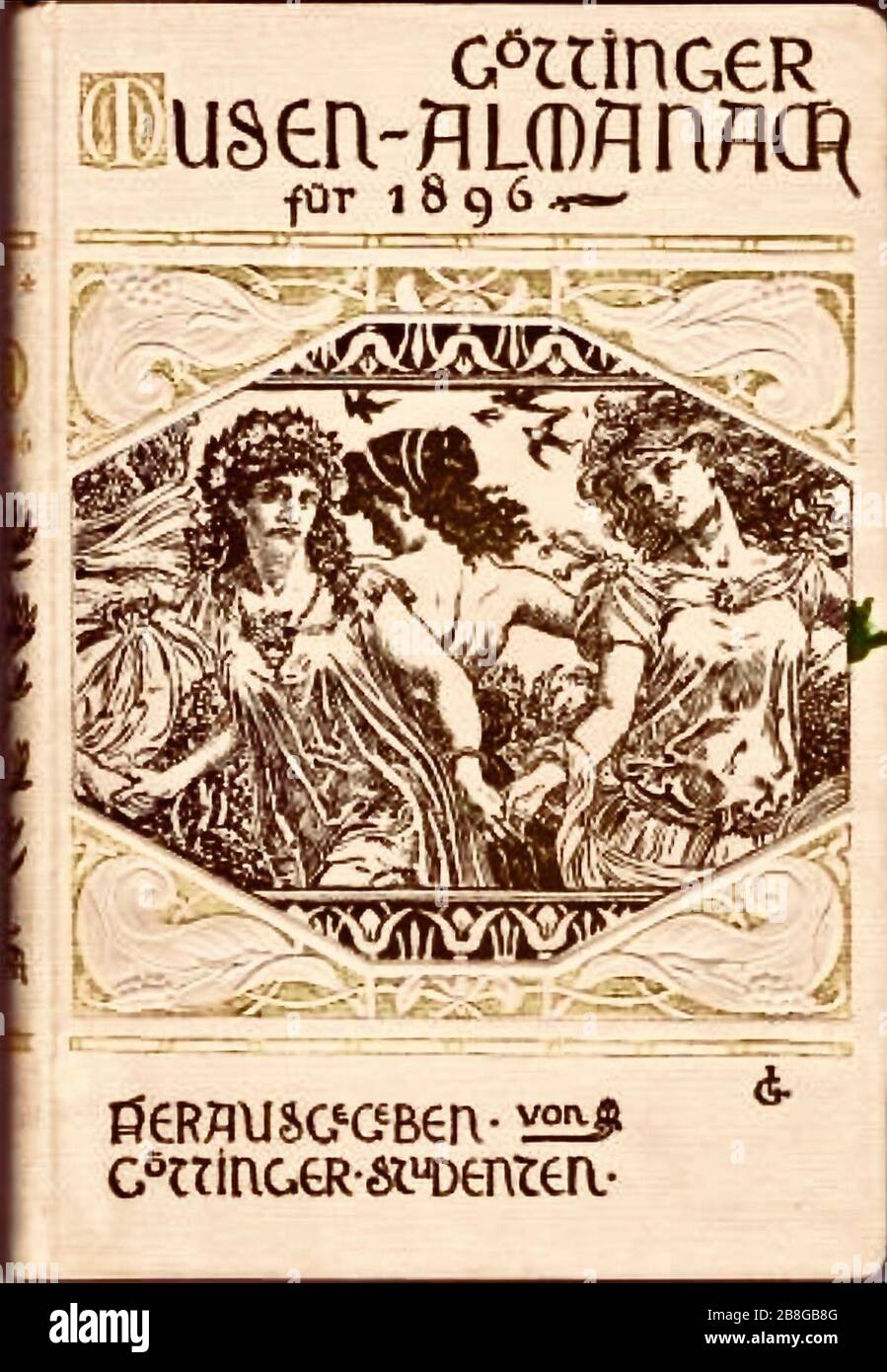 Goettinger musen-almanach fuer 1898. Stock Photo