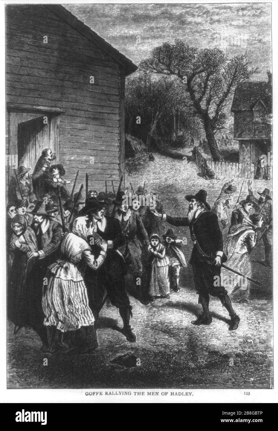 King Philip s War Of 1675 76 Black And White Stock Photos Images Alamy