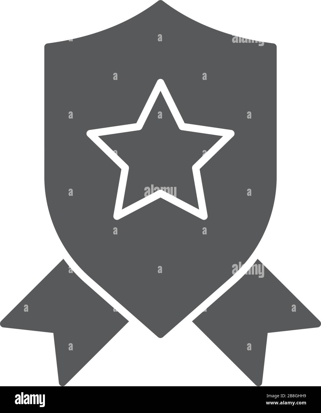 Award Badge vector icon illustration design isolated on white Stock ...