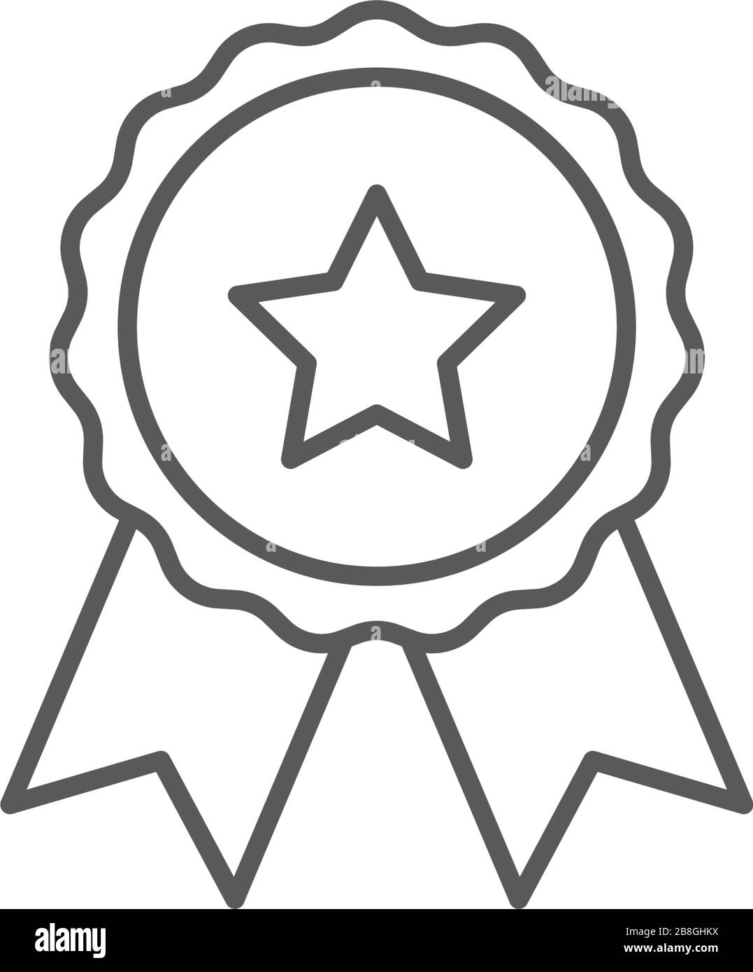 Award Badge vector icon illustration design isolated on white Stock ...