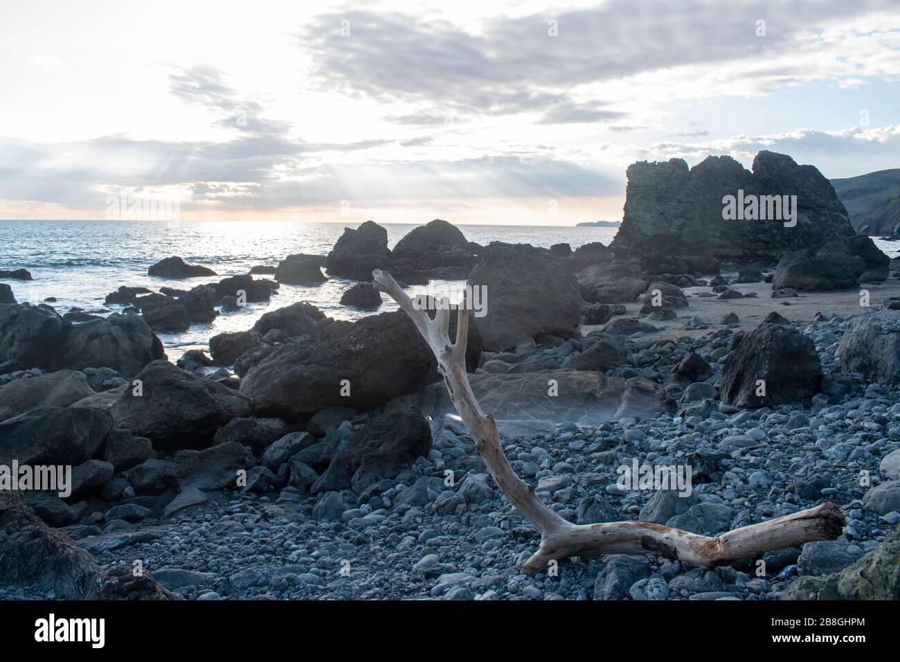 The tide pools below Slide Ranch in Marin County, CA are a beautiful
