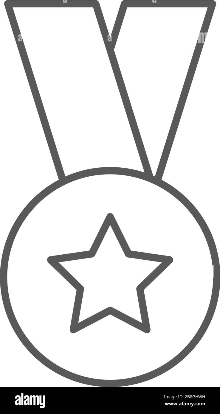 Award Badge vector icon illustration design isolated on white Stock ...