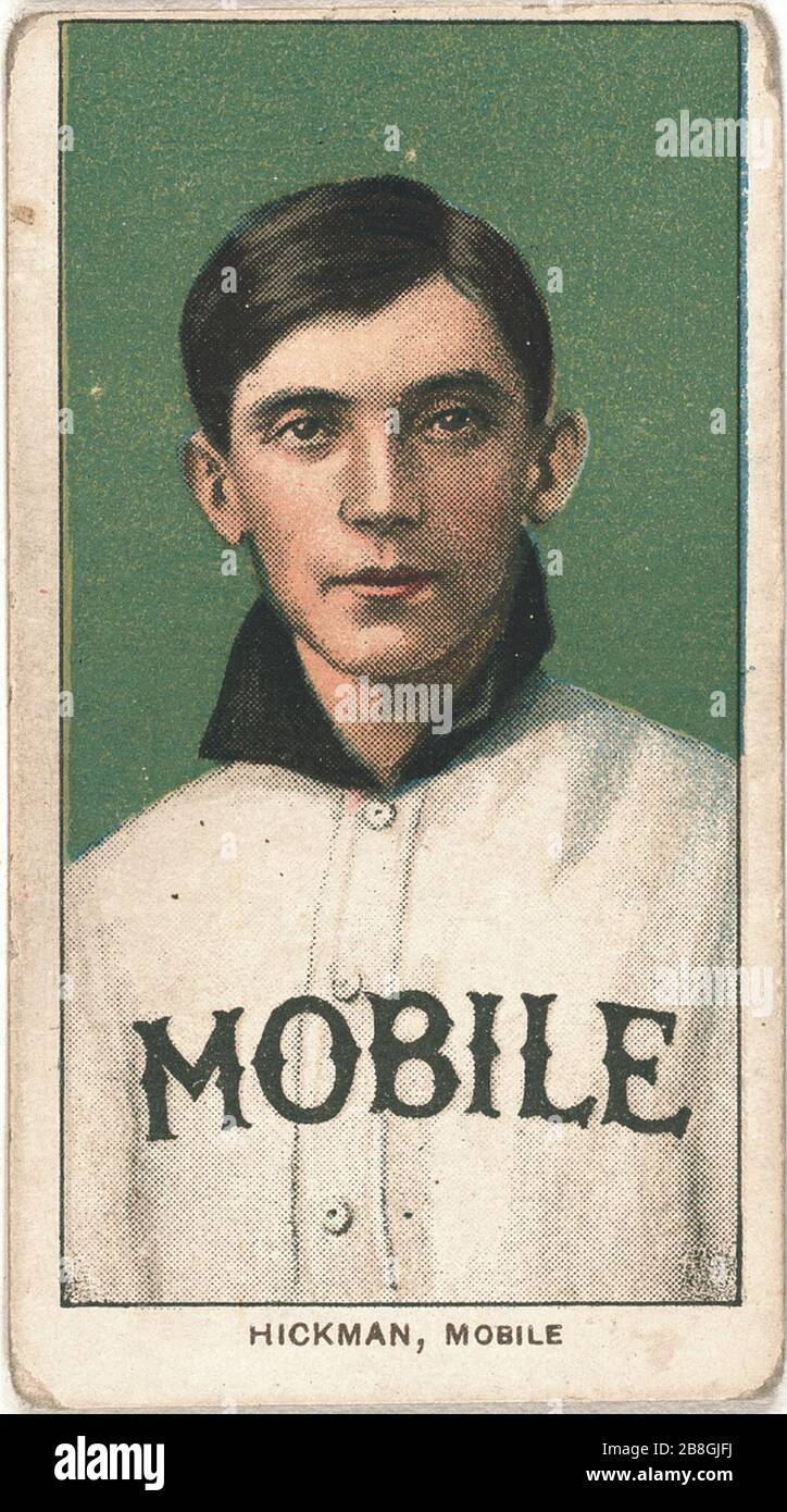 Gordon Hickman, Mobile Team, baseball card portrait Stock Photo Alamy