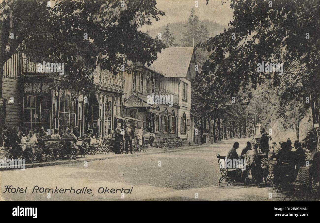 Goslar, Niedersachsen - Hotel Romkerhalle, Okertal Stock Photo