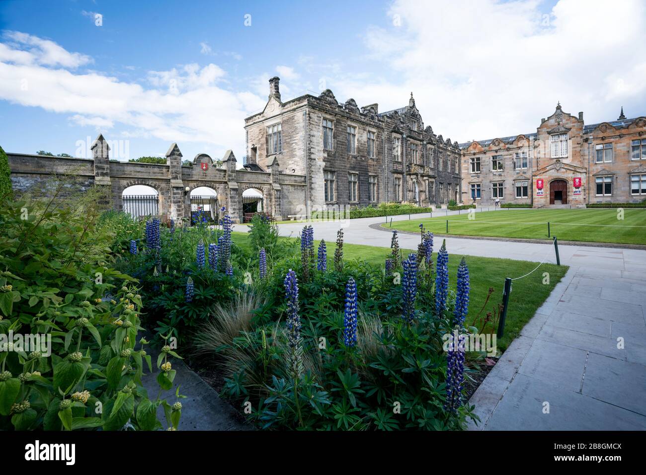 St Salvator's Hall,  student dorm  residence accommodation at University of St Andrews, St. Andrews, Scotland, Fife coast, UK Stock Photo