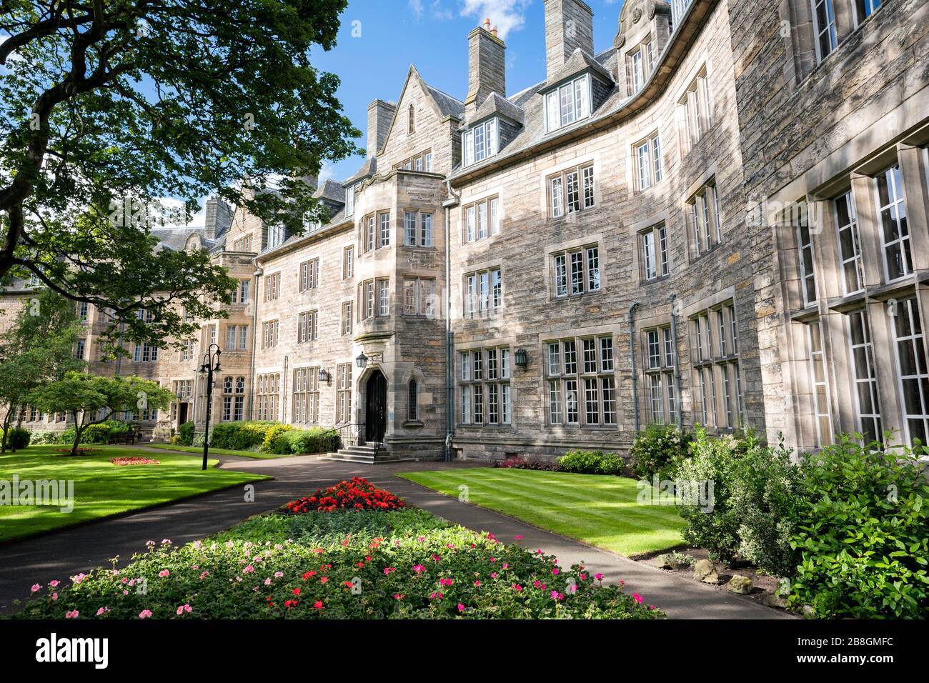 St Salvator's Hall,  student dorm  residence accommodation at University of St Andrews, St. Andrews, Scotland, Fife coast, UK Stock Photo