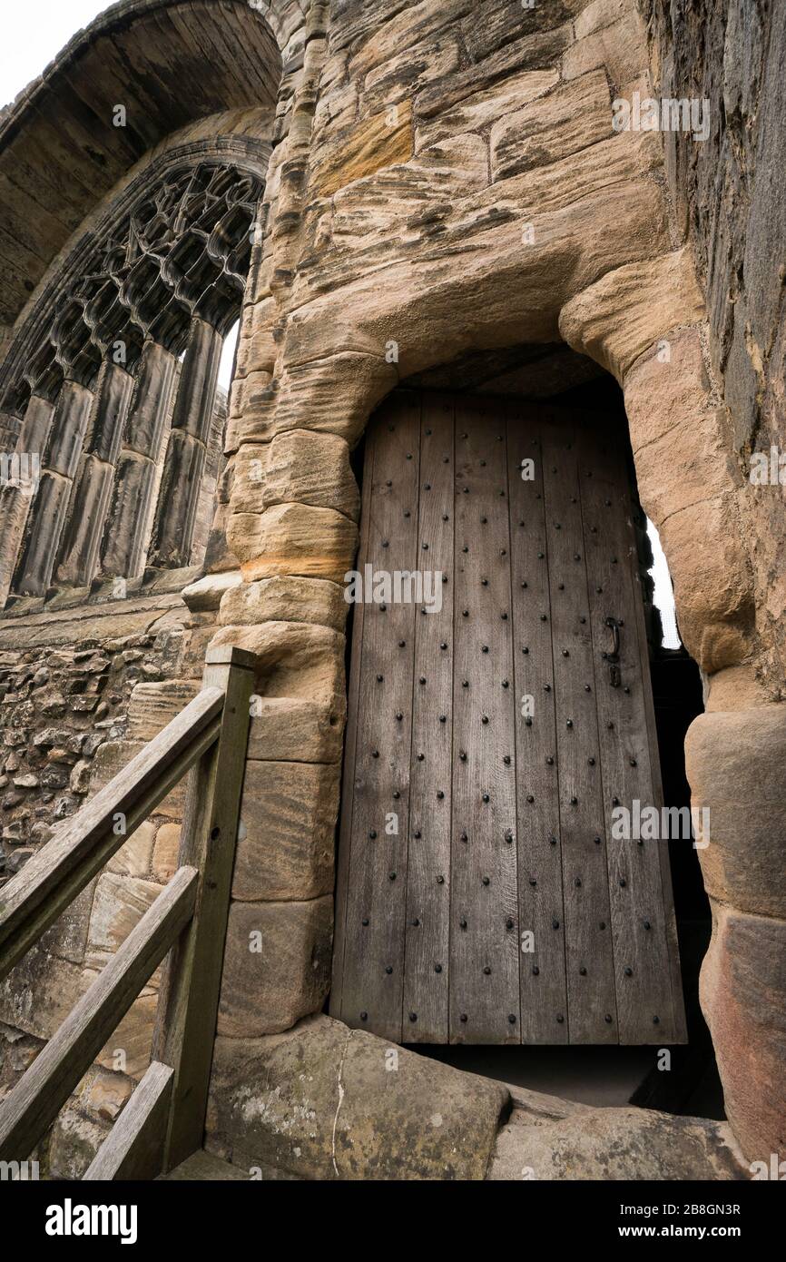 Ruins of the Royal Palace in the country's historical capital, Dunfermline, Fife, Scotland, UK Stock Photo