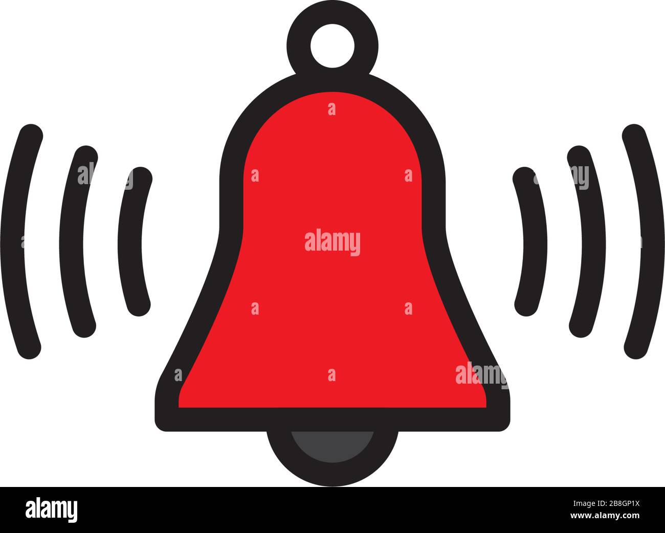 Ringing door bell Cut Out Stock Images & Pictures - Alamy