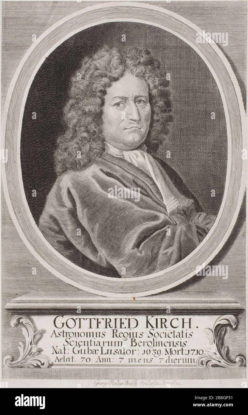 Gottfried Kirch. Stock Photo