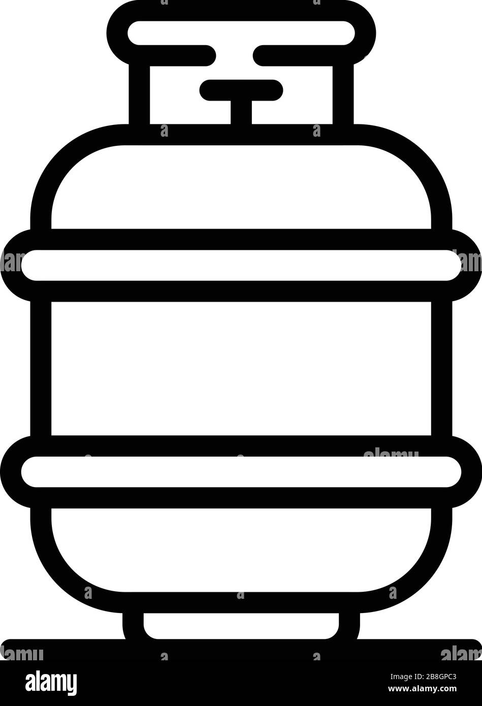 Small gas cylinder Stock Vector Images - Alamy