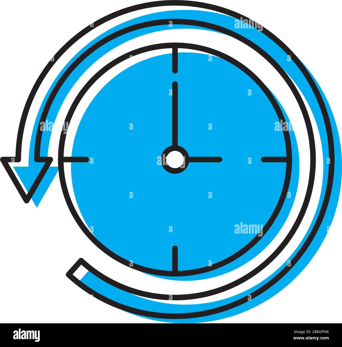 Time Change in Europe in March from Winter Time to Summer Time on a  isolated white background as vector Stock Vector Image & Art - Alamy