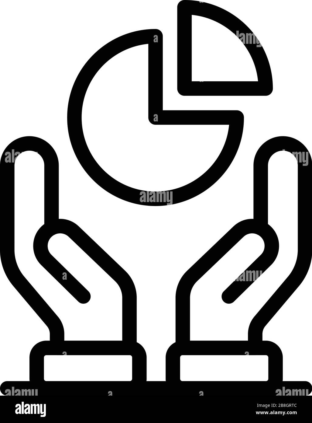 Palm chart icon, outline style Stock Vector Image & Art - Alamy