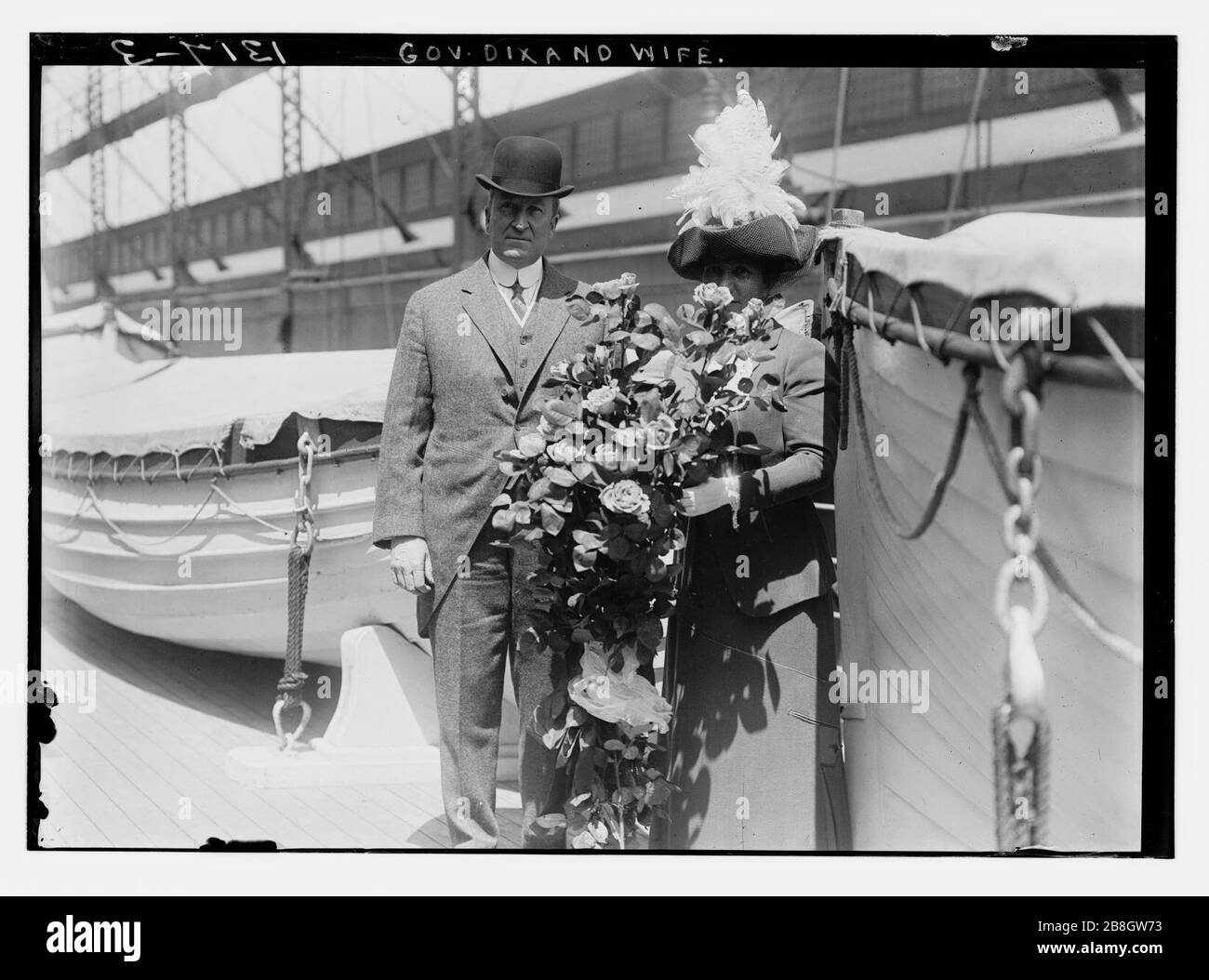 Gov. Dix and wife Stock Photo - Alamy