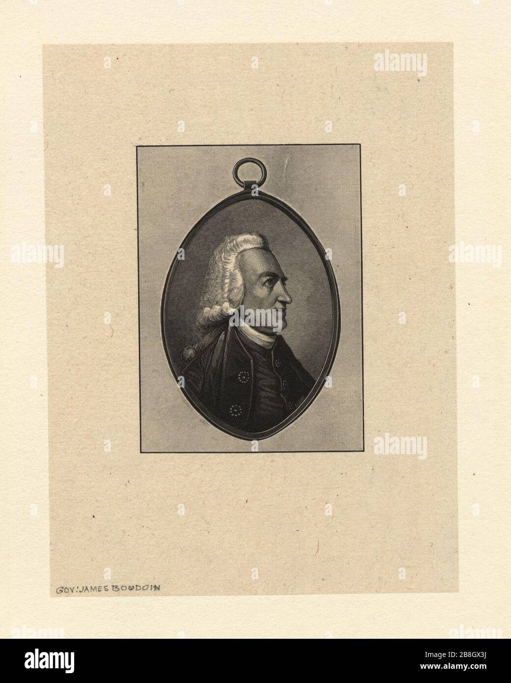 Governor James Bowdoin Stock Photo Alamy