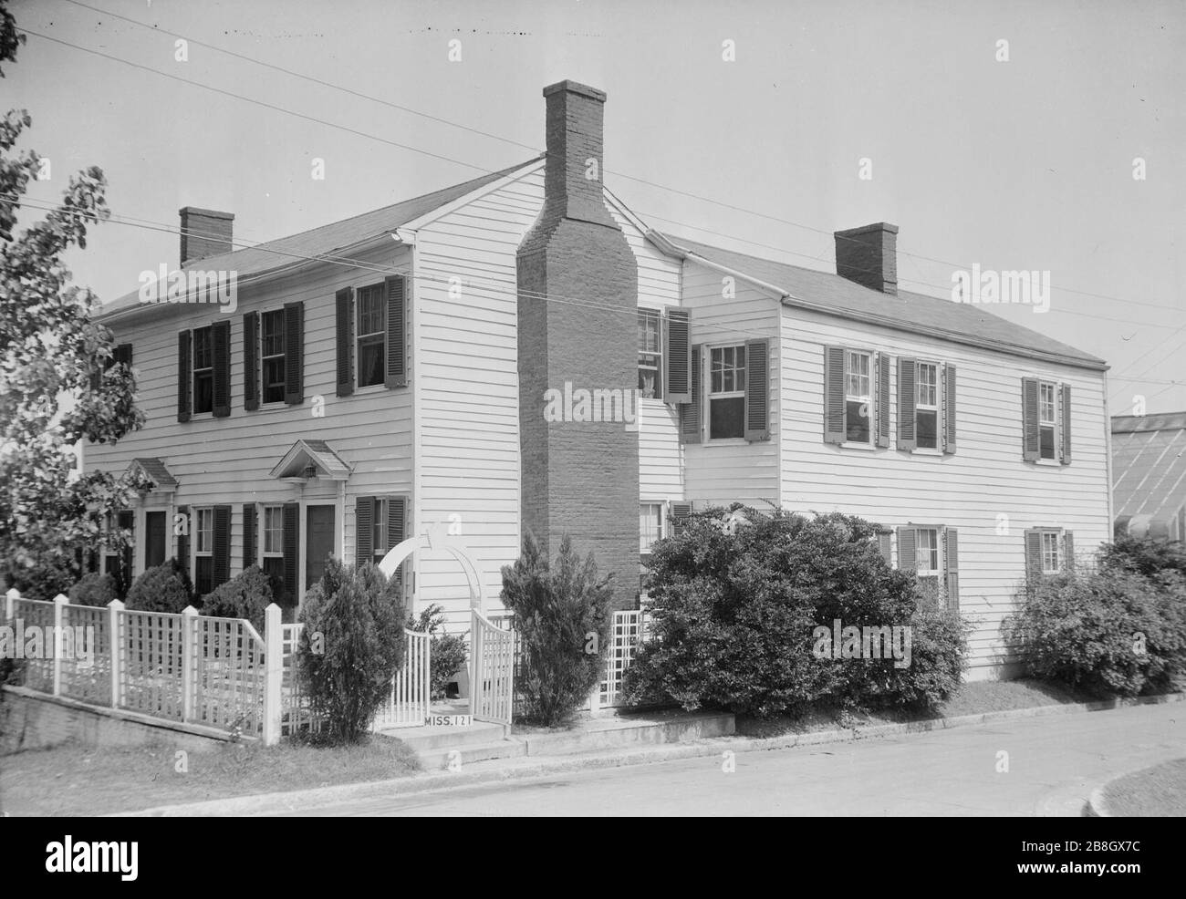Governor McNutt House Stock Photo Alamy