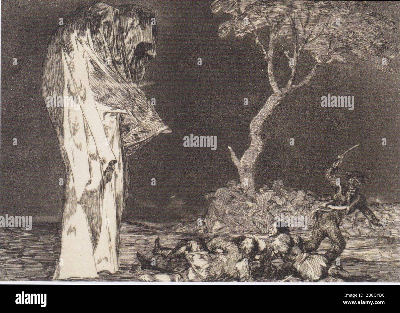 Goya - Torheit der Furcht -1819-23. Stock Photo