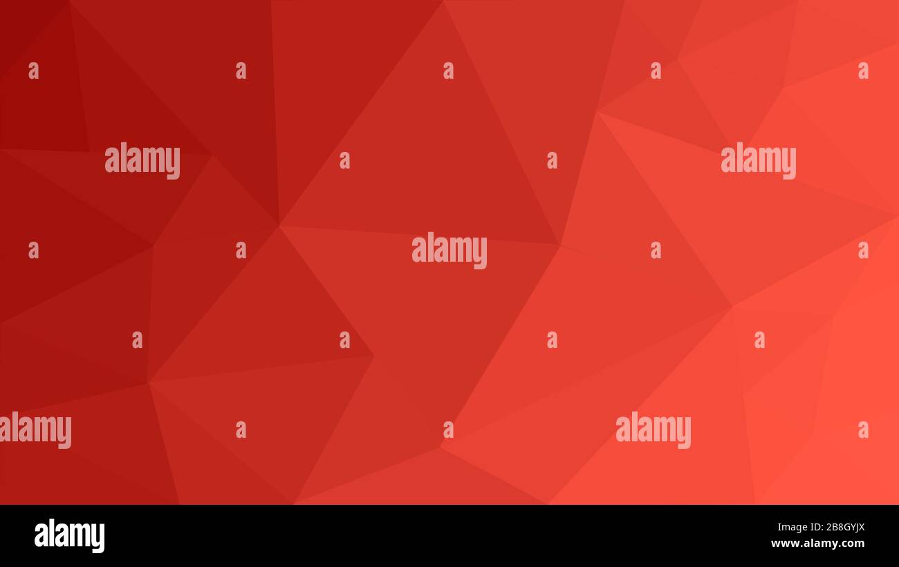 Abstract red geometric background. Red low poly concept illustration ...