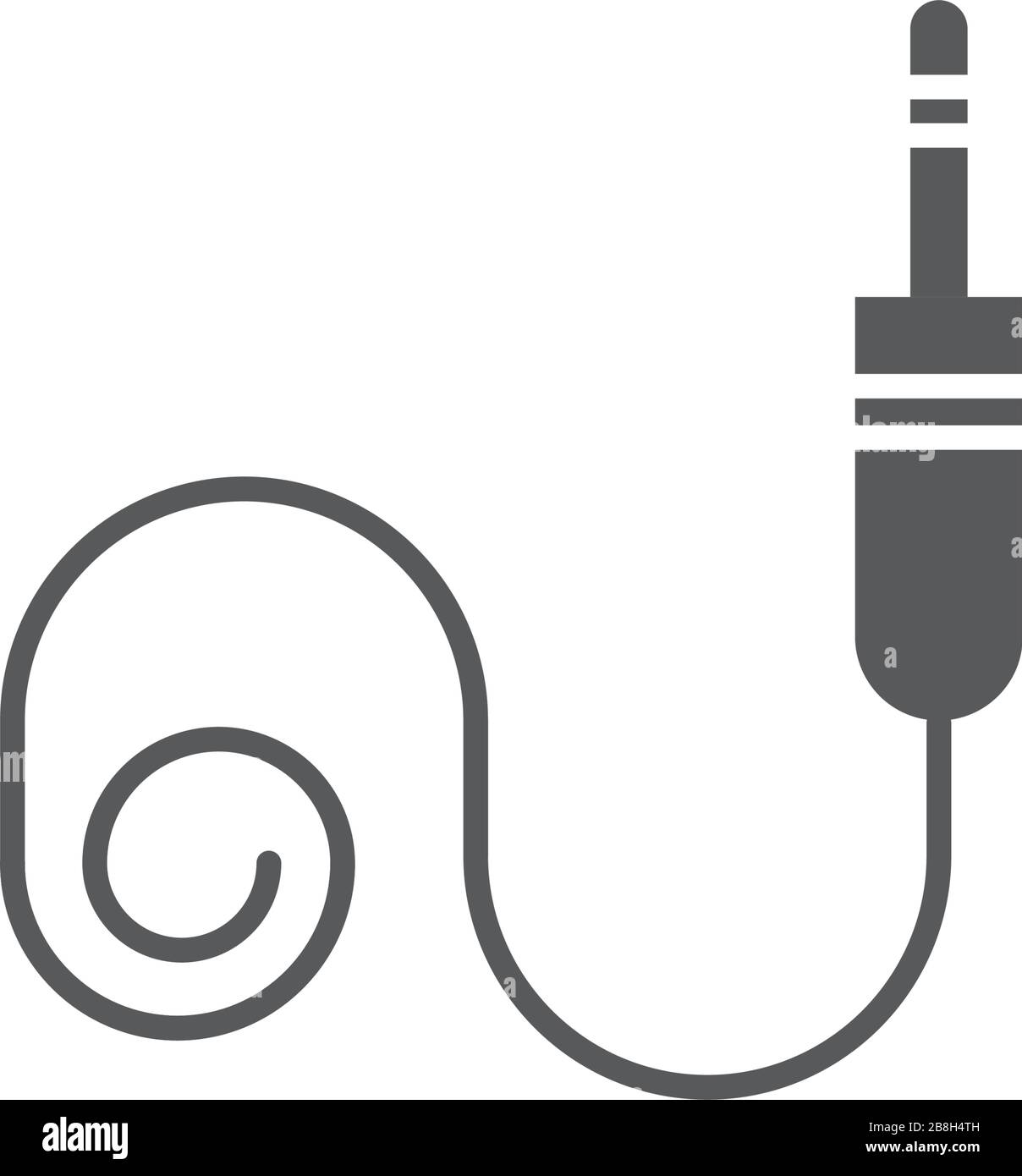 Jack Cable vector icon, isolated on white background Stock Vector