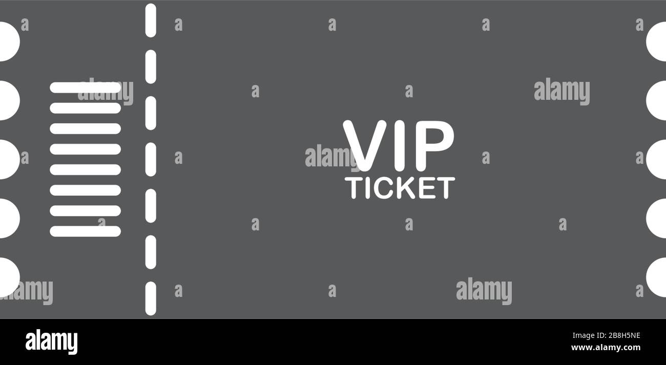 Cinema ticket vector icon isolated on white background Stock Vector ...