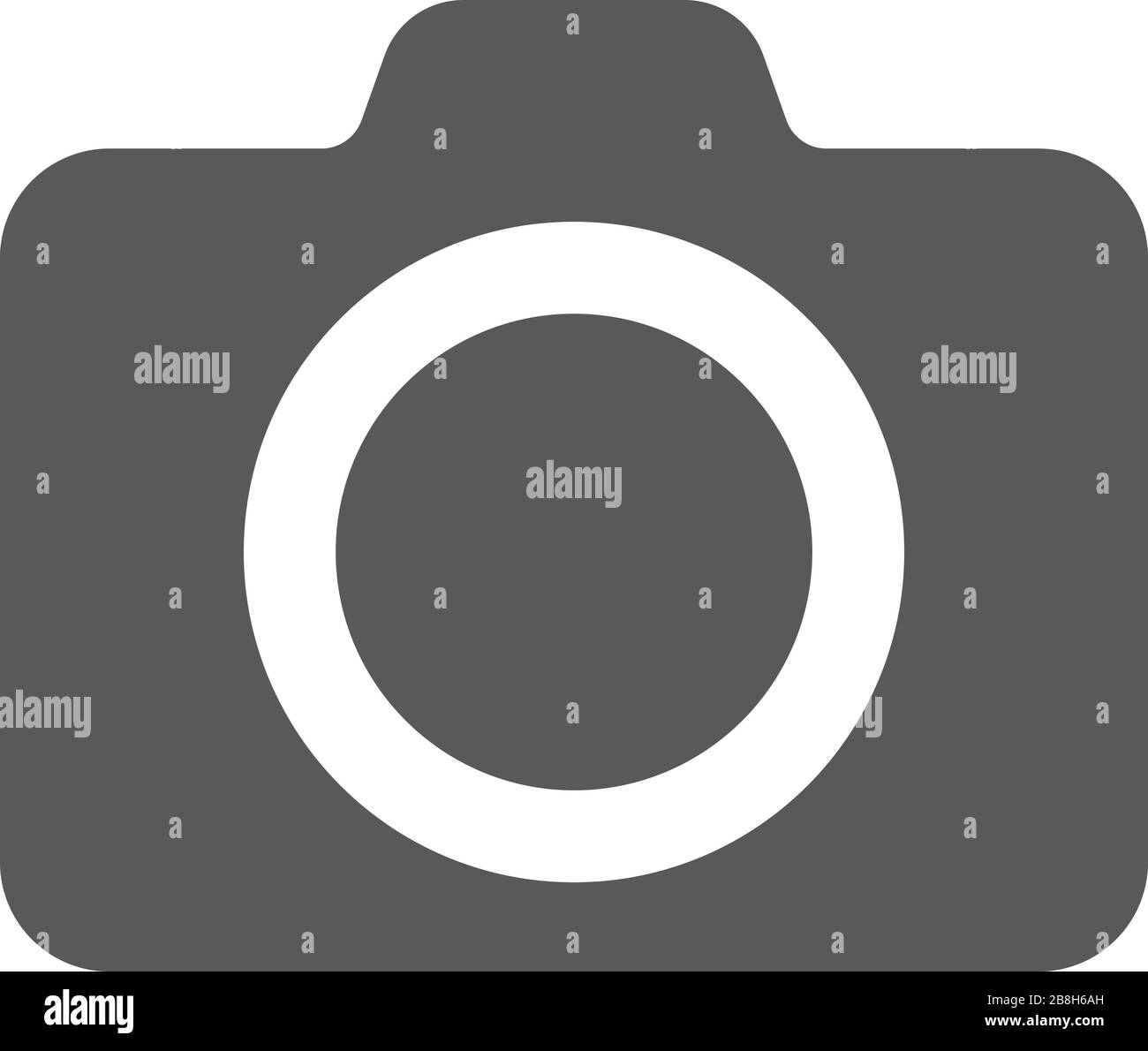 camera icon vector in trendy style isolated on white background Stock Vector