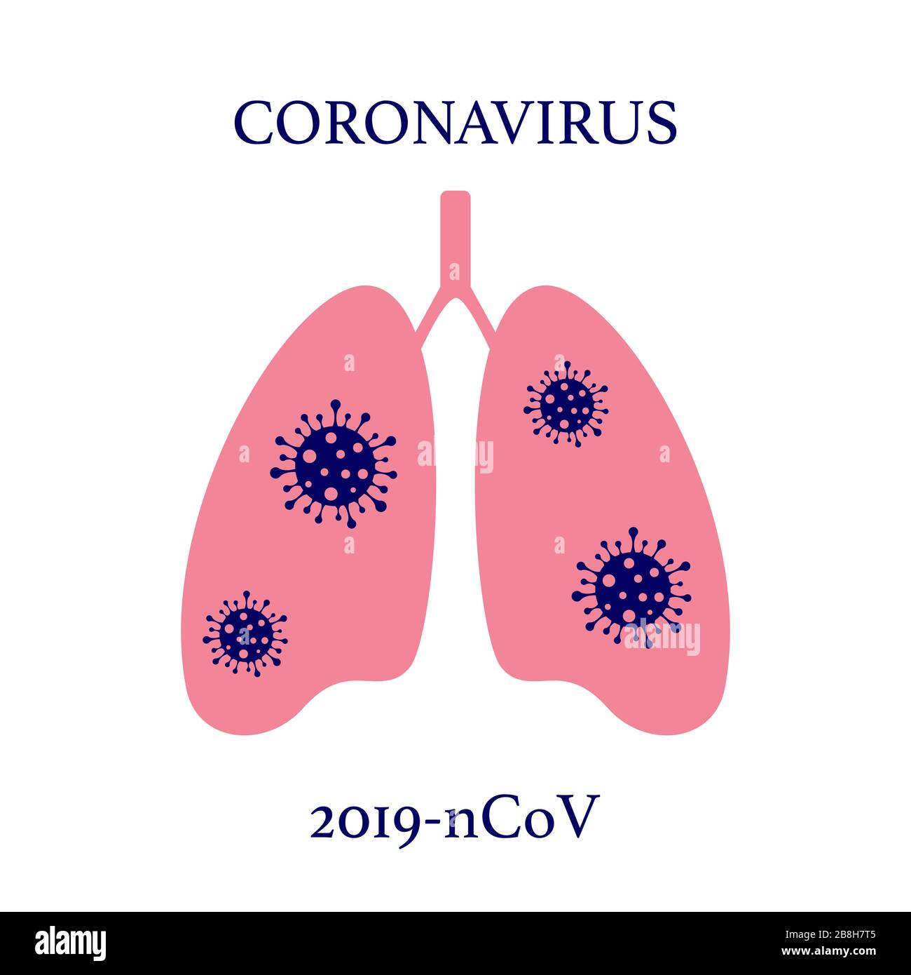 Human lungs on white background Stock Vector Image & Art - Alamy
