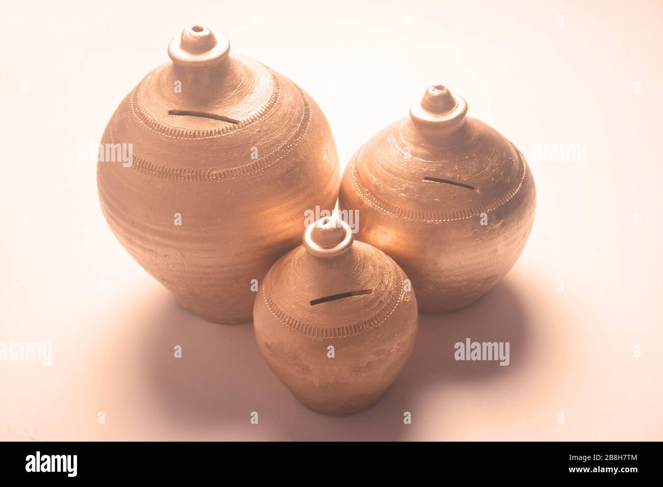gullak,piggy bank on white background Stock Photo Alamy
