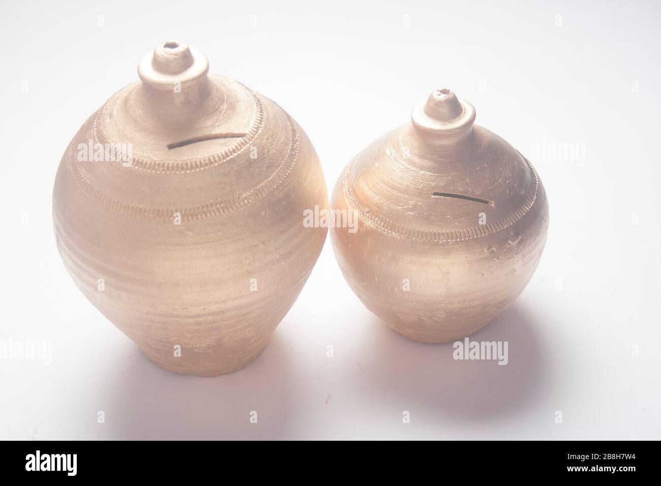 gullak,piggy bank on white background Stock Photo Alamy